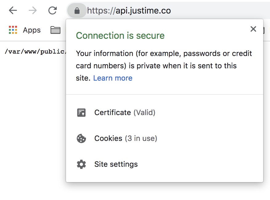 Configure