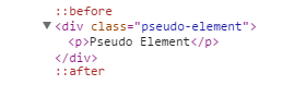 Pseudo Element